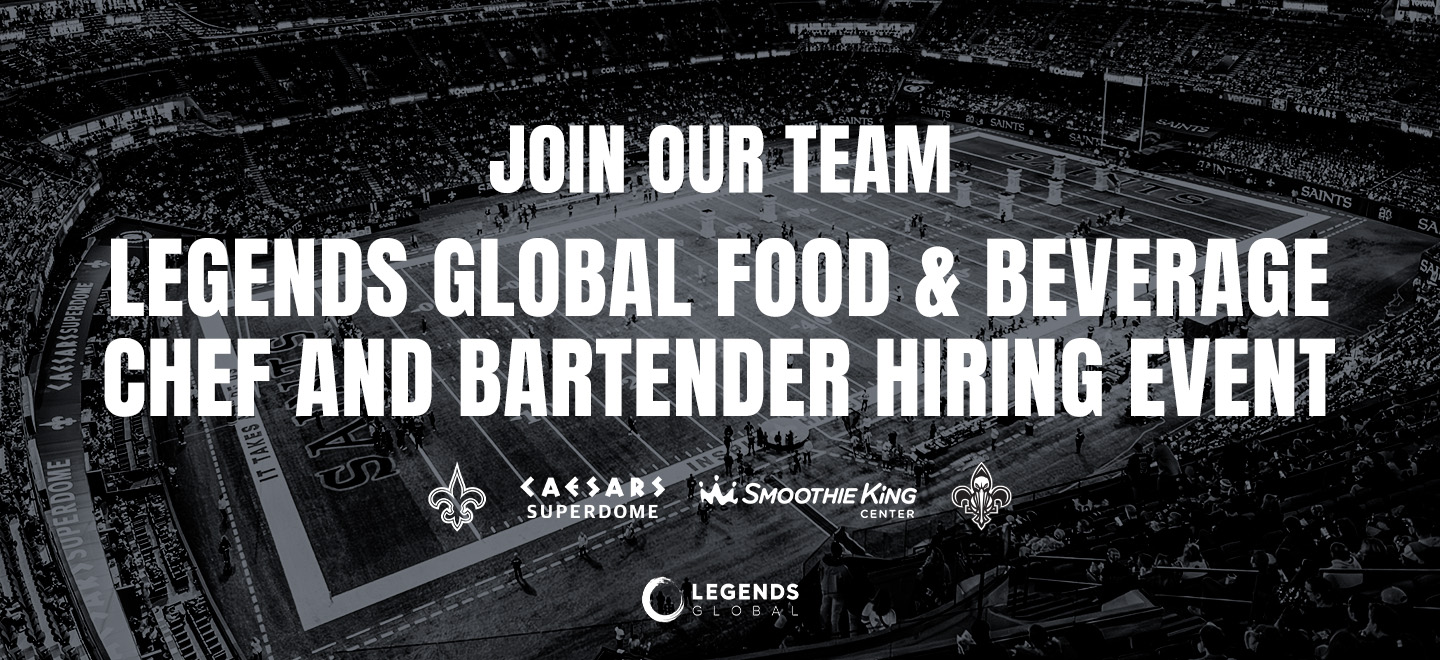 Legends Global Food & Beverage Chef and Bartender Hiring Events