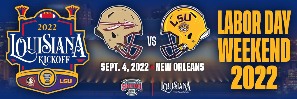 Fsu 2022 2023 Football Schedule Lsu Vs. Florida State - 2022 Kick Off Game | Caesars Superdome